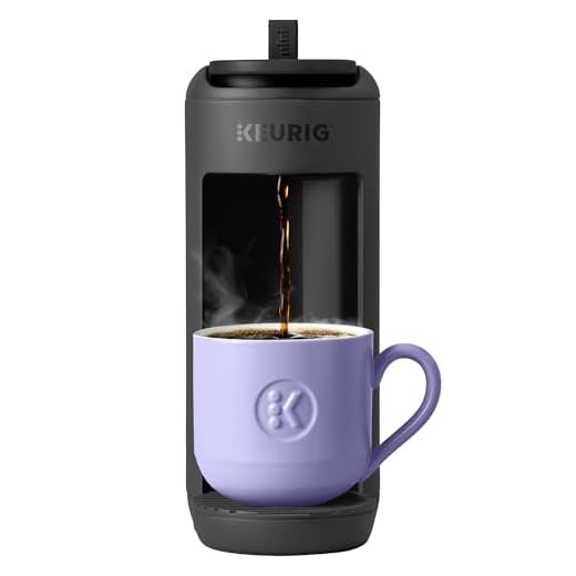 Keurig K-Mini Mate Single Serve K-Cup Pod Coffee Maker, Brews Up to 12 oz Cup, Compact Portable Coffee Machine for Small Spaces, Dorms & Offices, Black