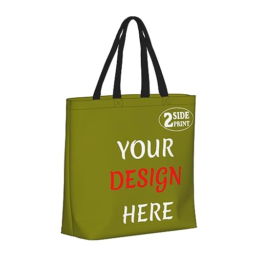 Custom Tote Bags Custom Bag Add Your Design For Business Work Travel Personalized Shoulder Bag2