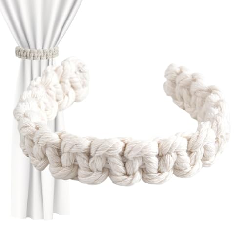 Abrazaderas de cortina decorativas, Soportes de cortinas,Abrazaderas de cortina trenzadas - Retenciones de cortinas, Soporte de correa para cortinas decorativas, abrazas de drapeado para decoraciones