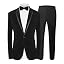 Black-spliced Lapel