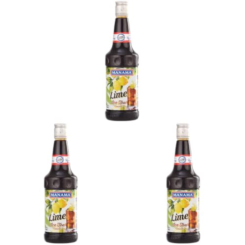 Image of Manama Ice Tea Lime Flavoured Syrup (750ml) (Pack of 3)