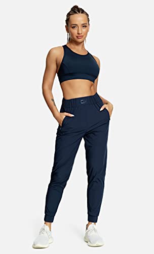 Image of QUEENIEKE BareFlow Women's Sports Bras with Phone Pocket Medium Impact Padded Racerback Workout Gym Crop Top Running Yoga Bra