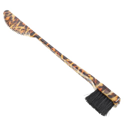 HAKIDZEL Dual Head Eyebrow Brush Applicator Tool for Effortless Shaping and Styling Compact Travel Design for Beauty and Hair Integrated Comb for Natural Arches