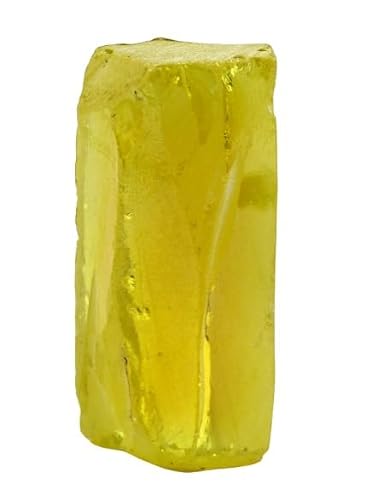 GEMSGROWTH 381.30 Ct Natural Yellow Sapphire Uncut Rough Certified Loose Gemstone A+ Grade Quality Jewelry Making Use Raw