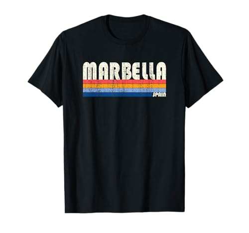 Marbella, style rétro années 70 et 80, Espagne T-Shirt