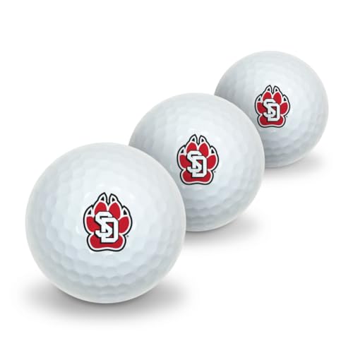 GRAPHICS & MORE South Dakota University Golf Balls 3 Pack