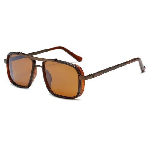 Lunettes de soleil rétro punk anti-fatigue oculaire homme verres UV400
