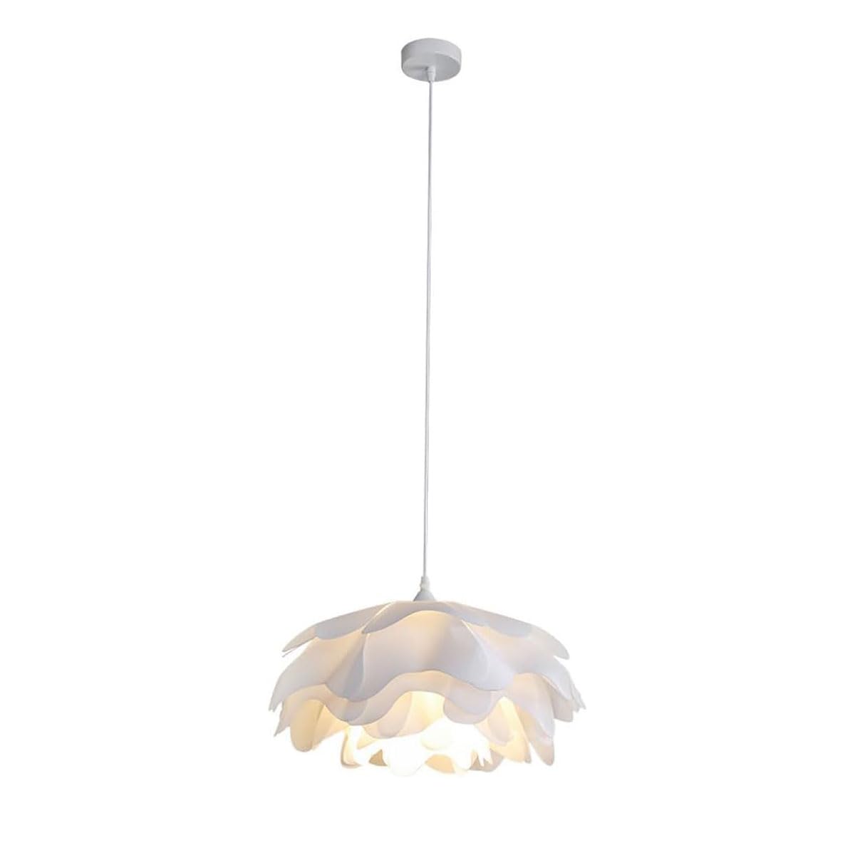 Lampe à suspension en acrylique blanc nordique pour salle à manger