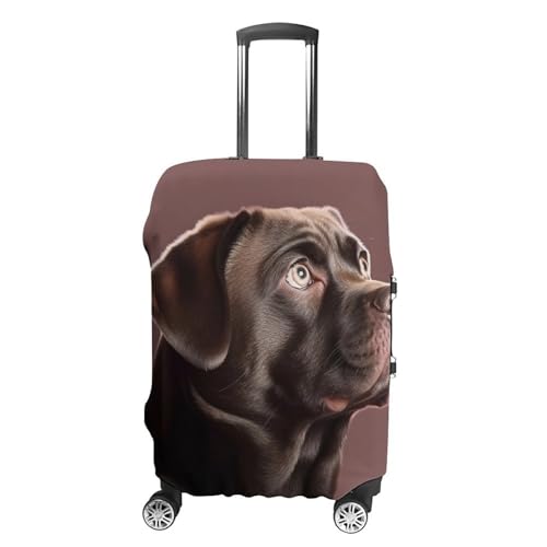 Dog Luggage Cover, Elastic Luggage Protector Fits 19-32in Suitcases, Washable & Anti-Scratch Suitcase Cover for Men Women S