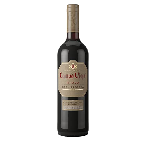 Campo Viejo Reserva Rotwein – Spanischer Rotwein mit Aromen dunkler Früchte und Gewürznoten – Sanfter Geschmack mit lang anhaltendem Abklang – 1 x 0,75 l