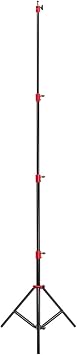 Flashpoint Pro Air-Cushioned Heavy-Duty Light Stand (Red, 9.5')