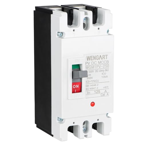 Disjoncteur DC 550V Wengart WGM1PV-250 : évitez les pannes d'onduleur sur vos systèmes solaires