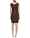 ELLEN TRACY Women's Cap Sleeve Sheath Dress with Waist Detail