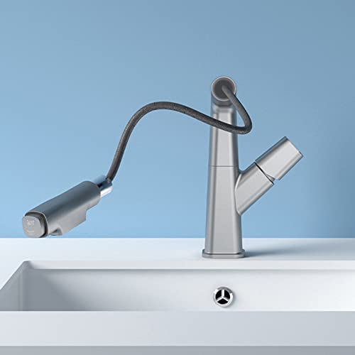 Robinet de lavabo anti-éclaboussures et relevable pour vasque propre - 7