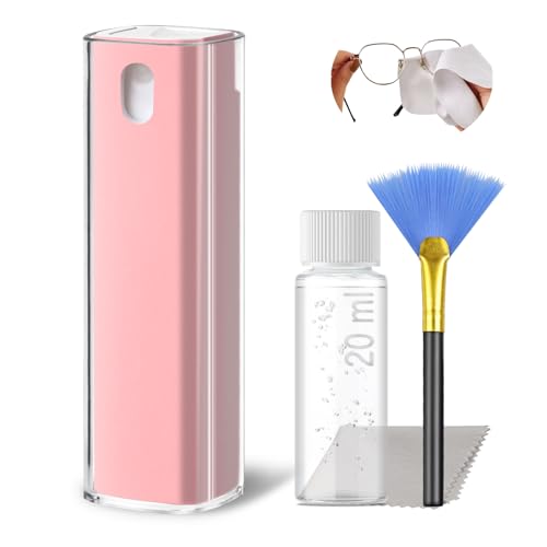 Limpiador de pantalla Spray de 20 ml con fluidez y 20 ml de recarga – Tablet Screen Cleaner Spray...