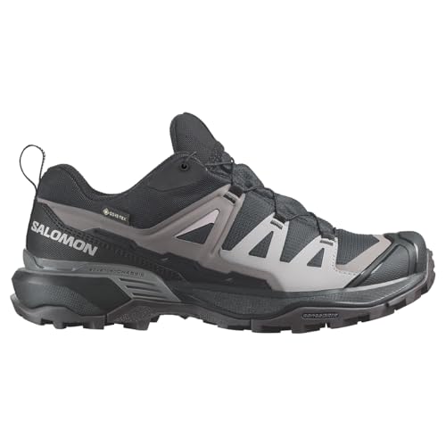 Salomon X Ultra 360 GTX, Zapatillas para Carreras de montaña Mujer, Black/Plum Kitten/Shale, 41 1/3 EU