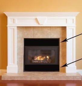 Draft Décor Magnetic Fireplace Vent Cover Draft Stopper (40 szs & Sample Size) Blocks Cold Air from Fireplace Vents Magnetic Vinyl Cover Prevents Heat Loss/Cold Draft from Fireplace 40" x 4" ONE COVER