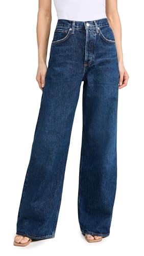 AGOLDE Women's Dame Jeans High Rise Wide Leg