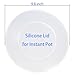 Silicone Lid for Instant Pot 6 QT & 5 QT, 9.8IN Premium Pot Cover for Instapot 5 & 6 Quart Inner Pot, Reusable Silicone Lids for Bowl and Food Cover, Lid Accessories for Instant Pot
