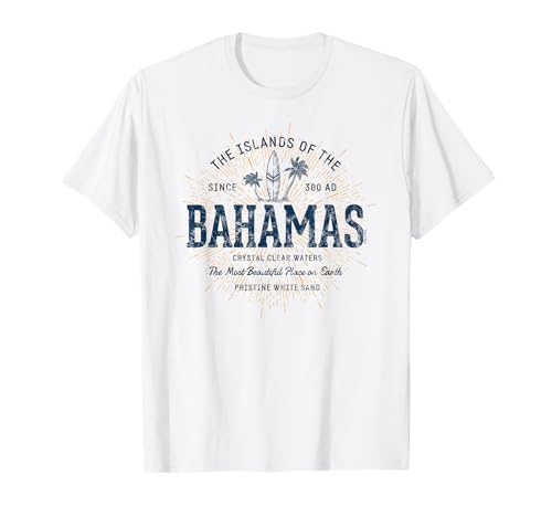 Photo de Vintage Bahamas Rétro T-Shirt