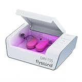 FLYSOUND Hearing Aid Dryer Dehumidifier, Fast Drying with UV Light Ultra-Quiet with Auto Shut-Off, Daily Moisture Removal for Hearing Aids,Amplifiers (White)