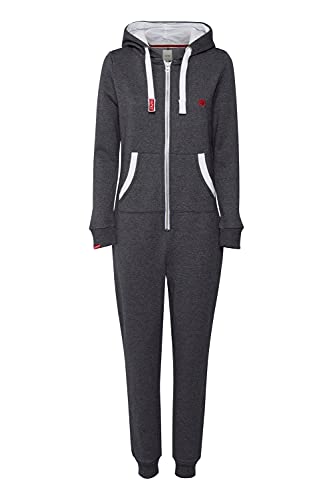 OXMO Benna Onesie Fato de treino para mulher, Cinza, L