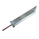 crafthand Cloud Buster Sword Fantasy Strife Metal FFN Cloud's Weapon Knife Blunt Blade Collection Cosplay Prop 11.8Inch