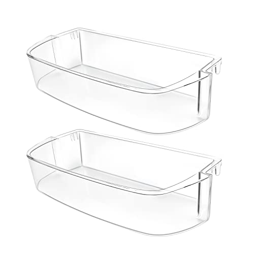 2 Pack Upgrade WPW10710203 Refrigerator Door Shelf Bin Replacement Replaces W10451871 W10463668 W10710203 WPW10710203VP Compatible With Whirlpool Kenmore Refrigerator