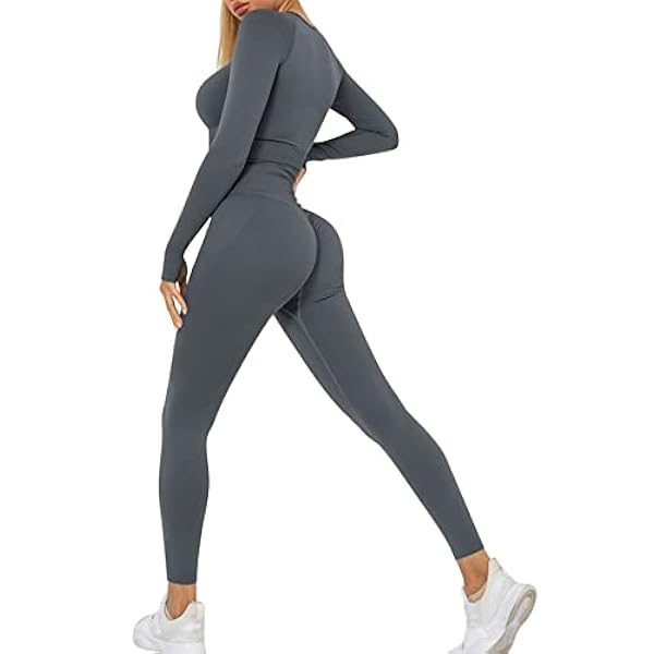 Heflashor Tuta da allenamento da donna, set da 2 pezzi, per sport, yoga, fitness, slim fit, jogging, abbigliamento casual, canotta e leggings estivi