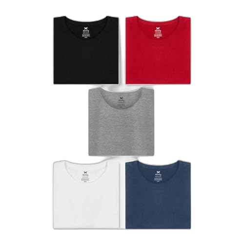 Kit Com 5 Camisetas Masculinas Básicas Slim Hering Multicolorido G