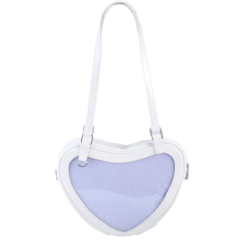 Sac à bandoulière en cœur pour femme style japonais idéal pour le shopping