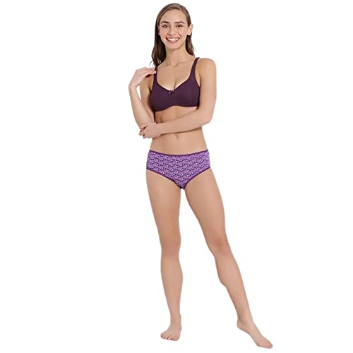 Image of Jockey 1250 Women Wirefree Non Padded Super Combed Cotton Elastane Stretch Full Coverage Everyday Bra with Contoured Shaper Panel and Adjustable Straps