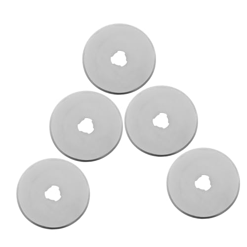 Uonlytech 5pcs Replacement Blades Fabric Rotary Cutter Replacement Blades Sharp Durable Stainless Steel for Accessories