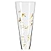 RITZENHOFF Goldnacht Duett 6261001 Champagne Glass 200 ml Set of 2 with Real Gold Made in Germany