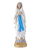 maria mutter gottes statue kaufen Material --- Hergestellt aus Harzmaterial mit exquisiter handbemalter Farbe, ist es sicher und langlebig für den Langzeitgebrauch.
