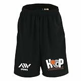 [アートワークスコウベ] バスケ ハーフパンツ ドライ 練習着 HOOP ユニセックス S ブラック