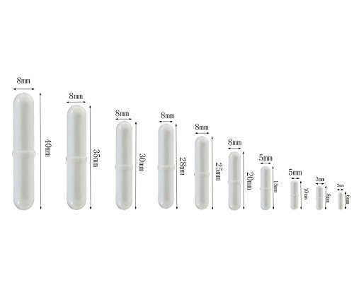 10PCS PTFE agitatore magnetico mixer Stir bar