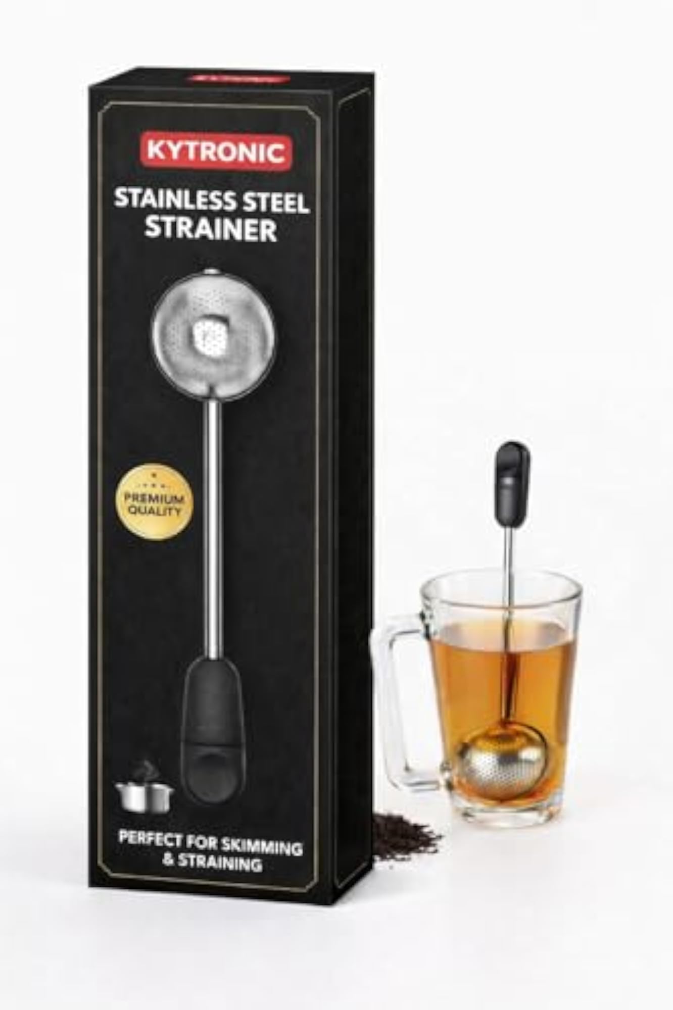 Stainless Steel Twisting Tea & Coffee Infuser with Handle