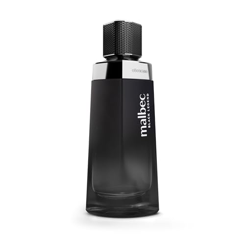 Image of Malbec O Boticario Black Legend Eau de Toilette - Long-Lasting Cologne for Men - Woody Oriental French Oak Barrel-Aged Scent - Premium Mens Fragrance - 3.4 oz