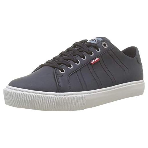 Levi's Woodward Sportswear, Zapatillas para Hombre, Azul (Sneakers 17), 40 EU