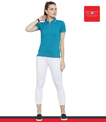 Scott International Women's Cotton Regular Fit T-Shirt