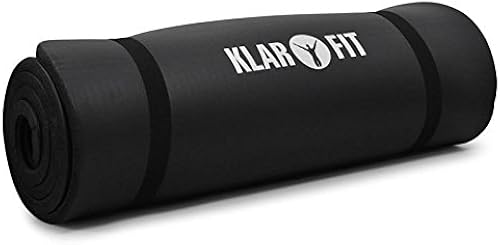 Klarfit Yogamatte Gymnastikmatte Fitnessmatte handlich rollbar 190x80cm blau oder 190x60 schwarz 15mm Schaumstoff pflegeleicht Klarfit Yogamatte Gymnastikmatte Fitnessmatte handlich rollbar 190x80cm blau oder 190x60 schwarz 15mm Schaumstoff pflegeleicht