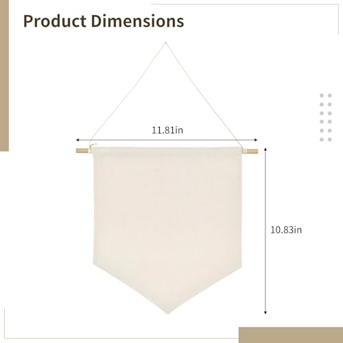 6 faixas de tela em branco, faixas de exibição de pinos com cavilha de madeira (30 x 27,5 cm), flâmu