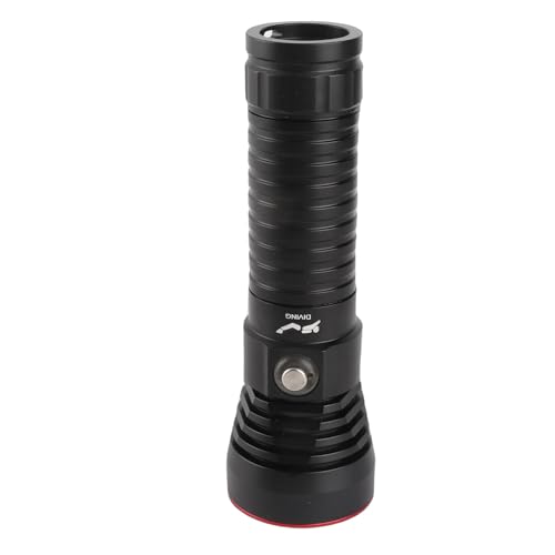 DGLDCSHUAI Linterna de buceo LED de 5000 K, 2000 lm, IPX8, profesional bajo el agua, 100 m, linterna de buceo