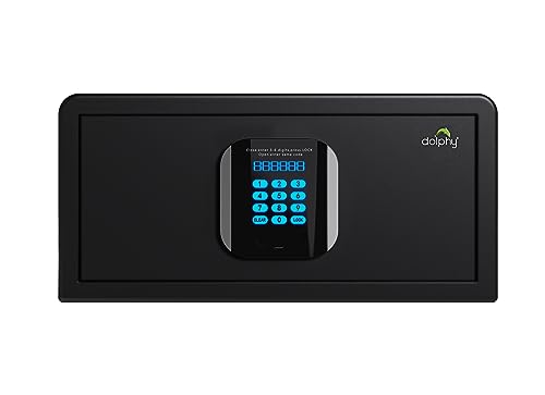 Image of Dolphy Electronic Security Safe Box and Lock Box with LED Display for Home Office Hotel