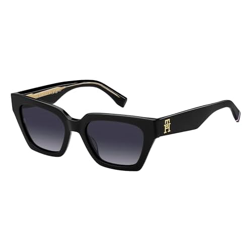 GAFAS TOMMY HILFIGER - Modelo: TH 2101/S C: BLACK Eye size: 52_Bridge size: 19 / Polarized: No