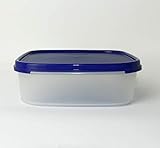  Tupperware Eidgenosse Quardratisch Vorrat Dose 1x1,2L DUNKELBLAU