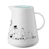 Rig-Tig Isolierkanne Hottie Moomin White/Dusty Green, Kanne, Kunststoff, Glas, Weiß, 1 L, Z00702-2