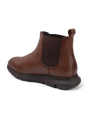 Image of Carlton London Men's Modern Ankle Chelsea Slip-On Boot with Lightweight