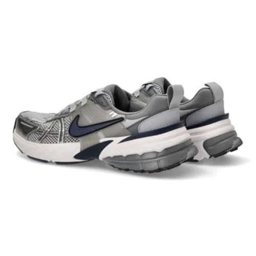 Nike V2K Run Shoes (HJ4497-002, Wolf Grey/Cool Grey/White/Midnight Navy) Size 93